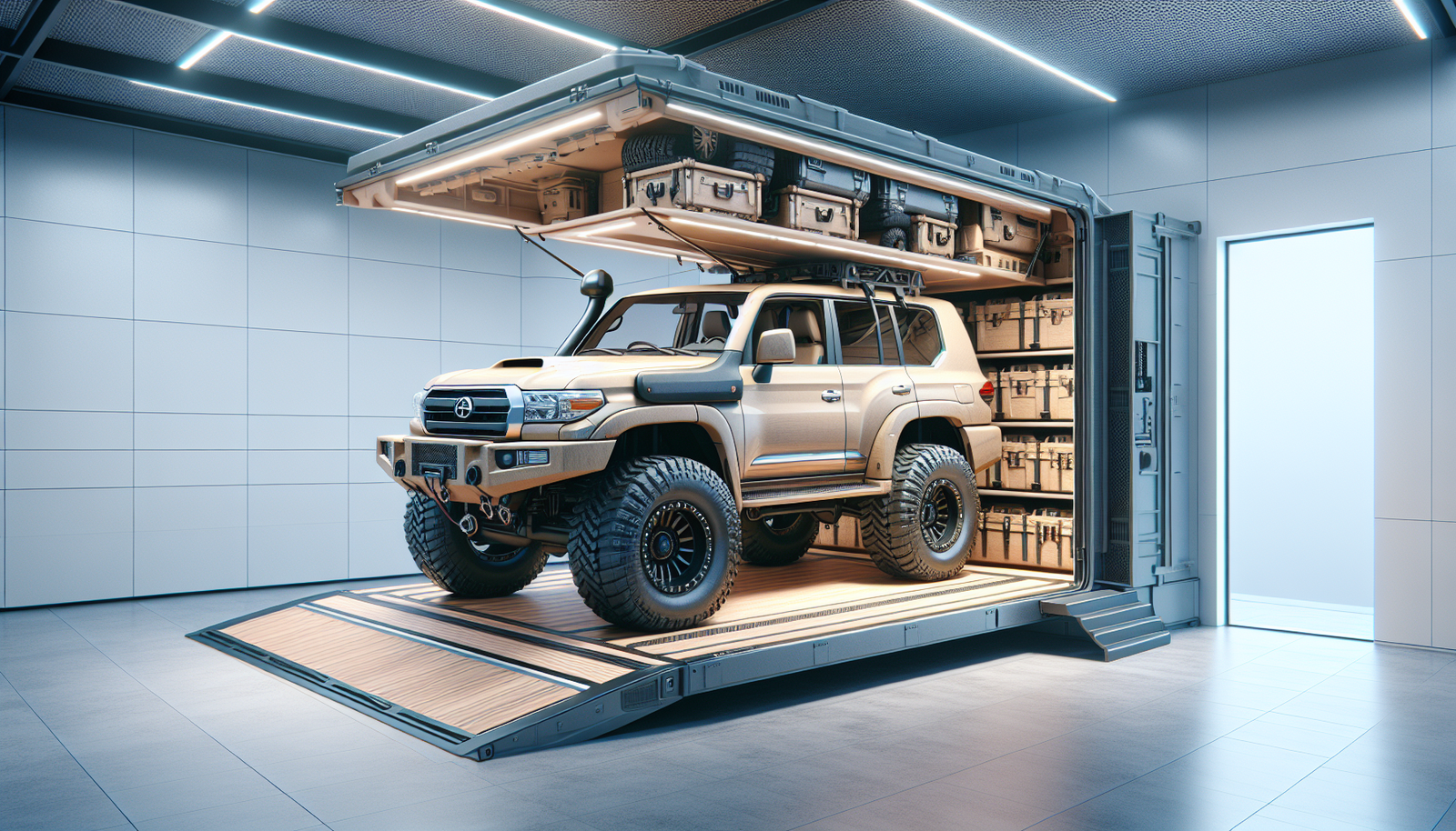 Land Cruiser lujo con 2.510L de maletero y motor duradero