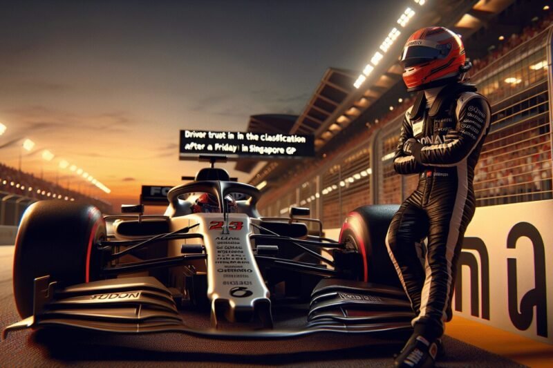 Sainz confía en la clasificación tras un buen viernes en GP de Singapur