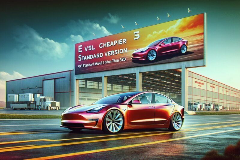 Tesla lanza versión Standard del Model 3 más barata que BYD